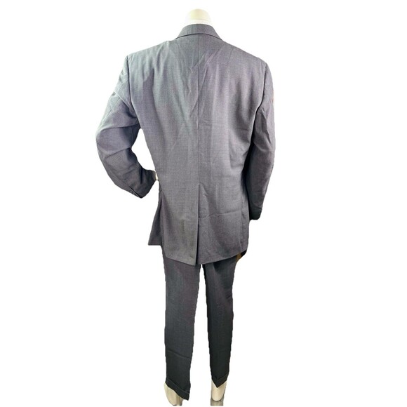 Vintage The Andover Shop 2pc Bespoke Suit Mens 44L 38x29 2-Button Made in USA - Picture 7 of 15